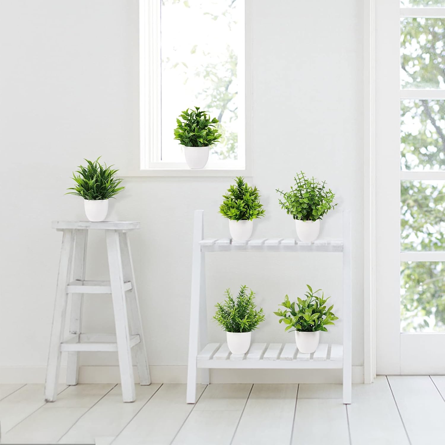 Artificial Potted Plants Set