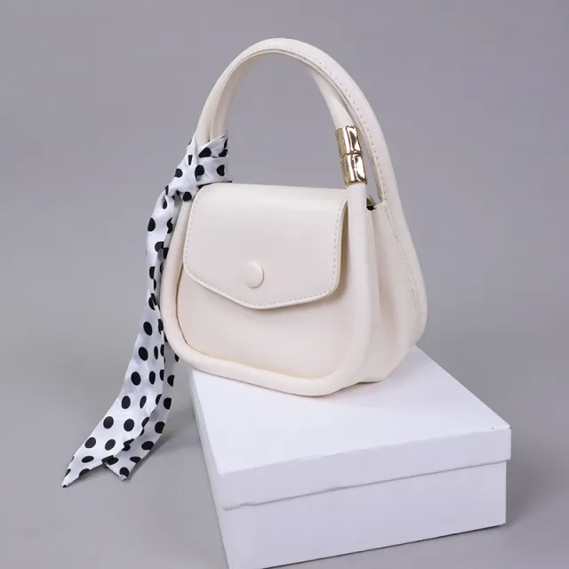 Personalized Shoulder Bag Diagonal Niche Design Ladies White - Shop at LoveMi