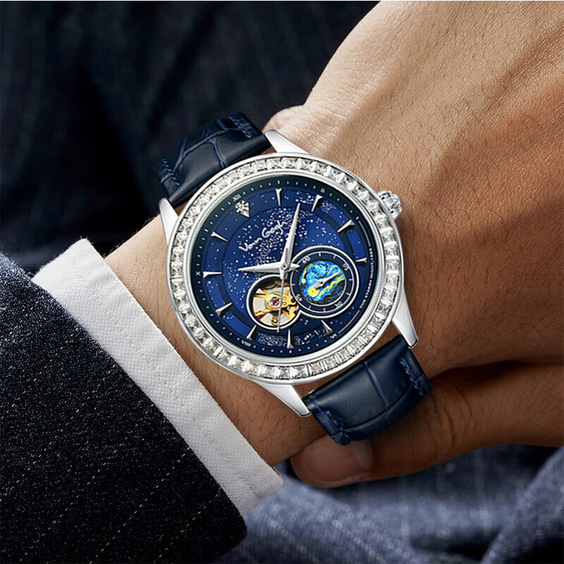 VanGogh Men's Geneva Series Art Automatic Mechanical Watch