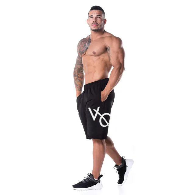 Fashion Men's Sports Fitness Running Five-point Pants