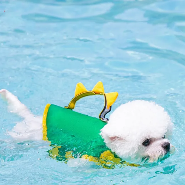 Small Medium Large Dog Pet Swimming Life Jacket Green - Shop at LoveMi