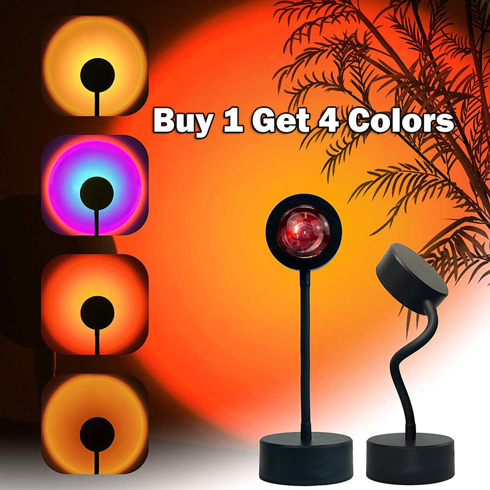 Sunset light rainbow projection lamp