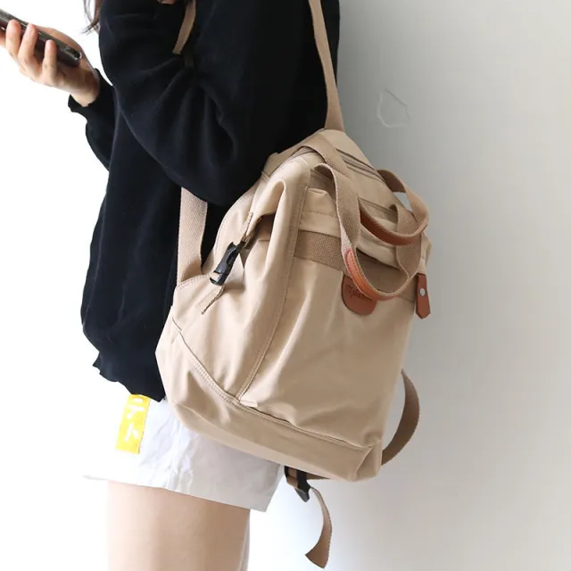 Women's Korean Style High School Backpack Khaki - Shop at LoveMi
