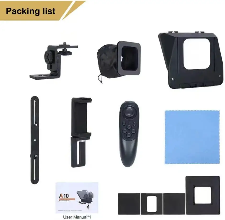 Portable Smartphone SLR Camera Teleprompter