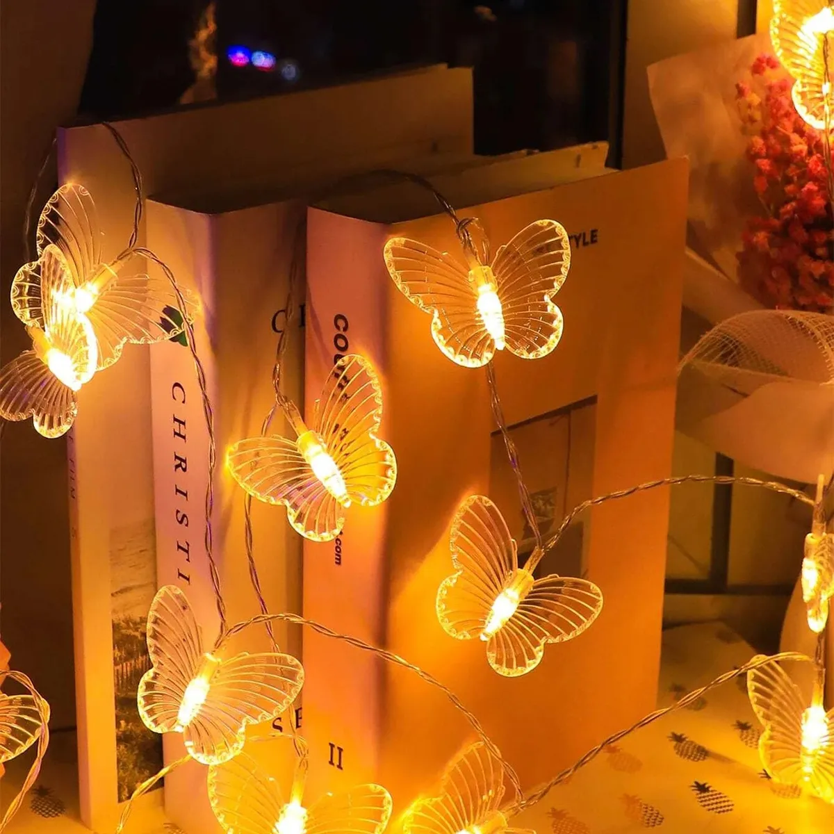 3 Meters 20 Lights Butterfly Christmas Decoration Light String – image 5