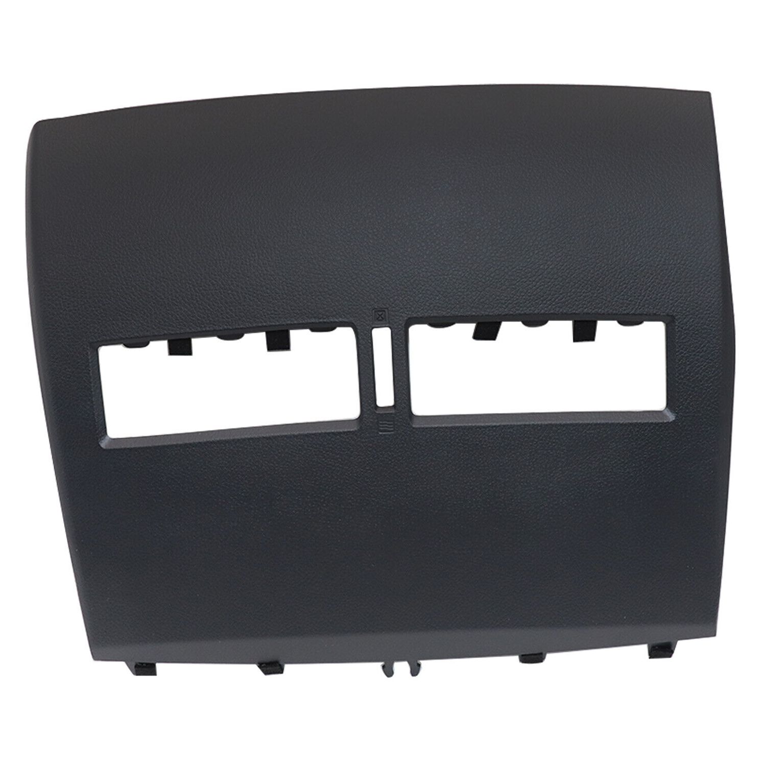 Lunette de garniture de ventilation de tableau de bord, supérieure avant noire