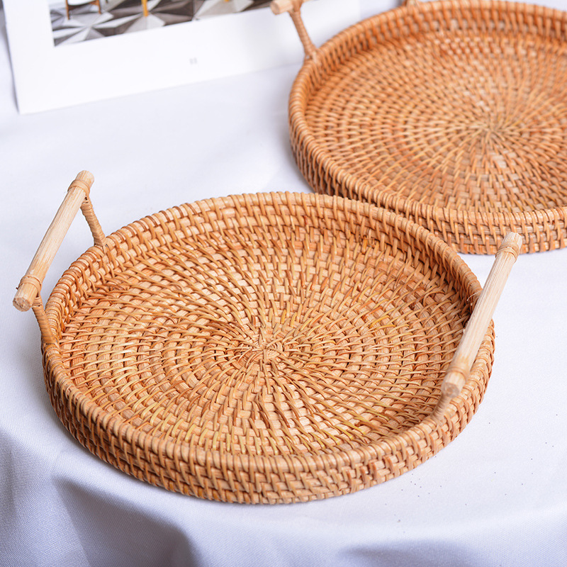 Title 2, Vietnam autumn vine woven storage fruit plate