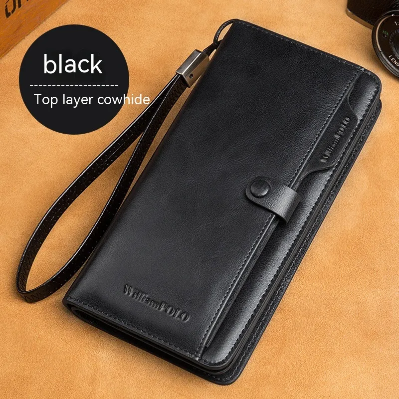 Men's Long Wallet Genuine Leather Wallet – image 6