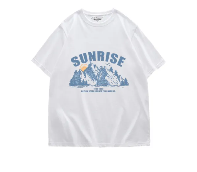 Oversize Large Size Pure Cotton Short Sleeved T Shirt Women Loose Ins Tide Harajuku Style Half sleeved Chic Retro Flavor Top White - Shop at LoveMi