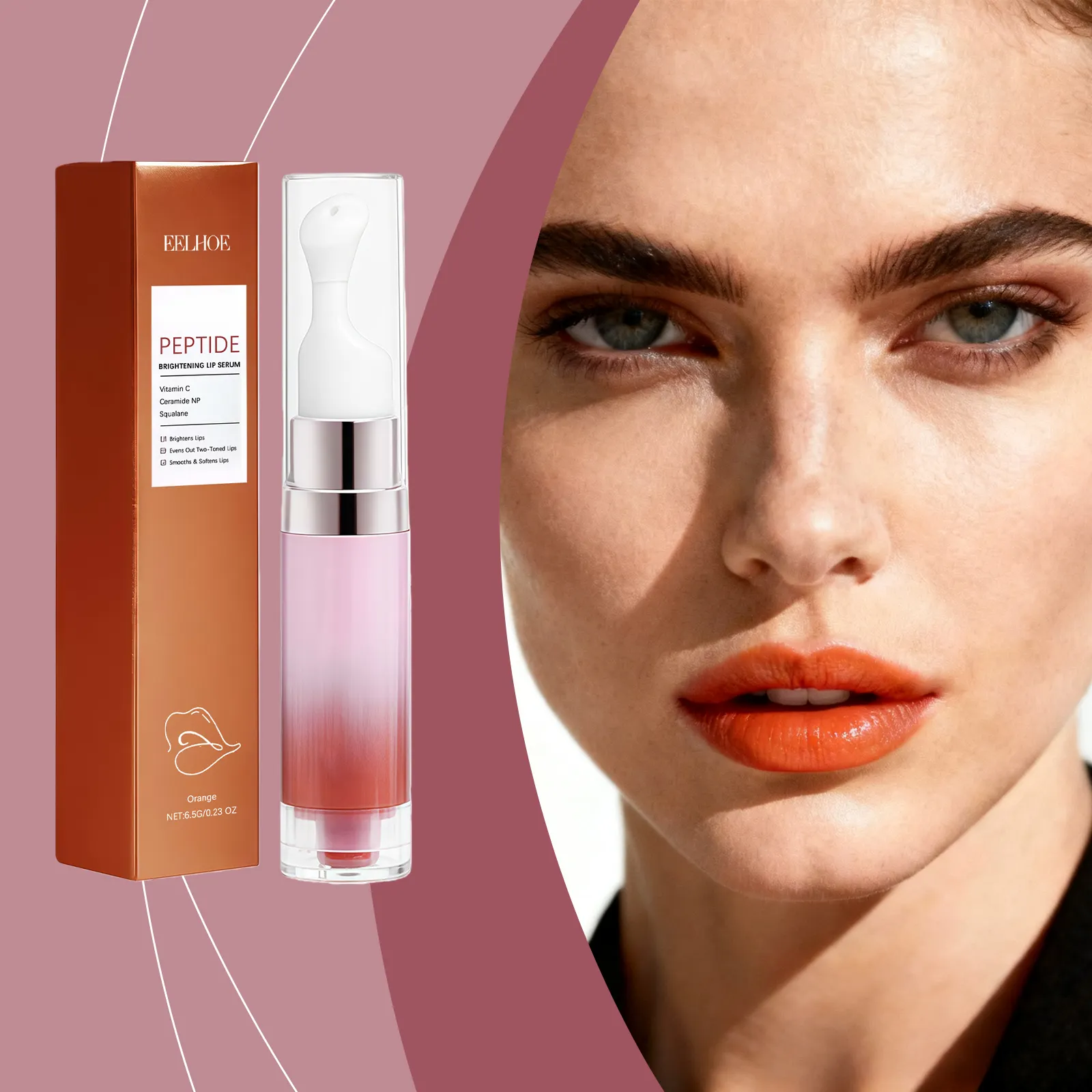 Skin Brightening Moisturizing Lip E Ssence Orange