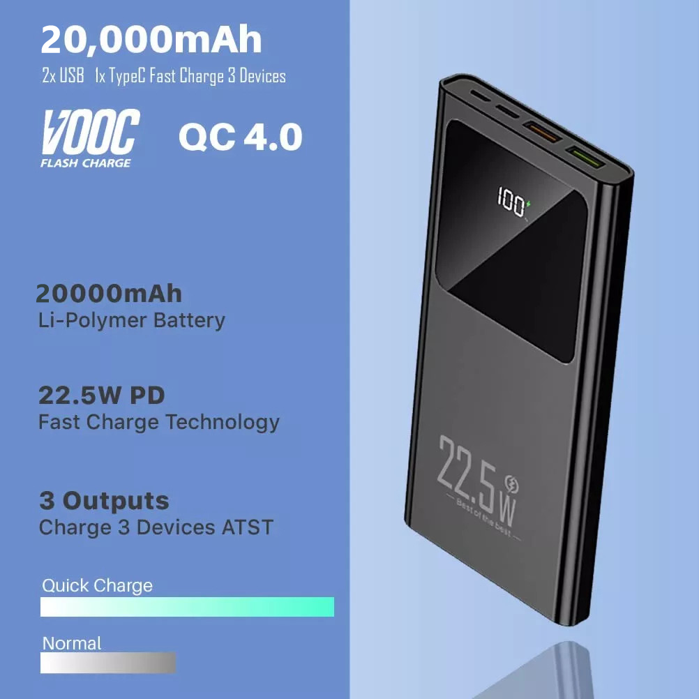 5V 3A Power Bank For Electric Heated Vest Jacket Body Warmer USB Fast Charger