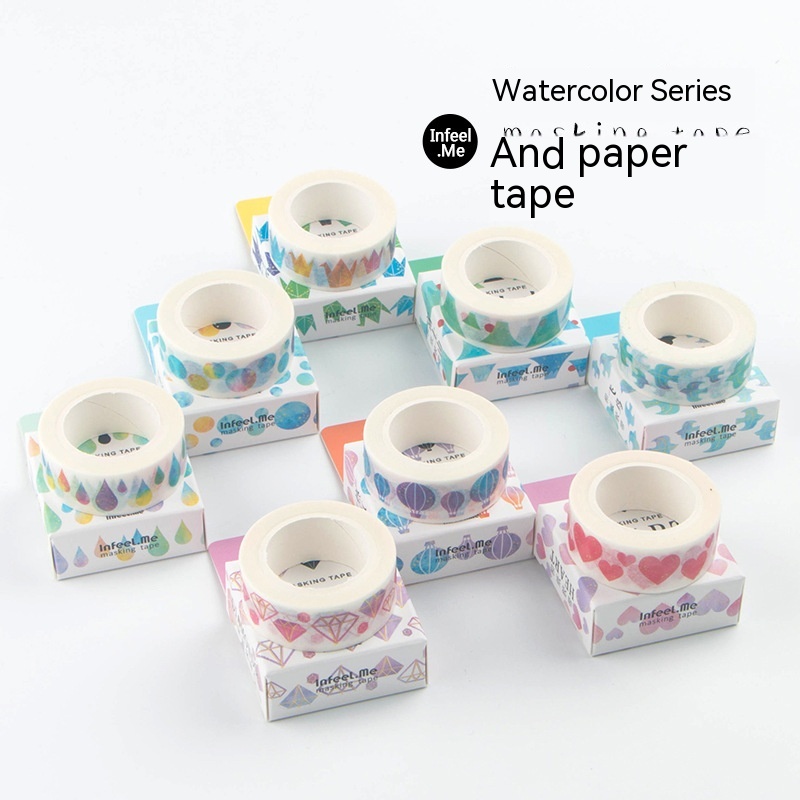 Title 1, Japanese Watercolor Adhesive Tape DIY Notebook ...