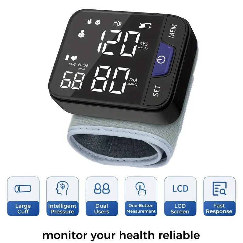 Title 4, Wrist Sphygmomanometer Measuring Instrument Aut...