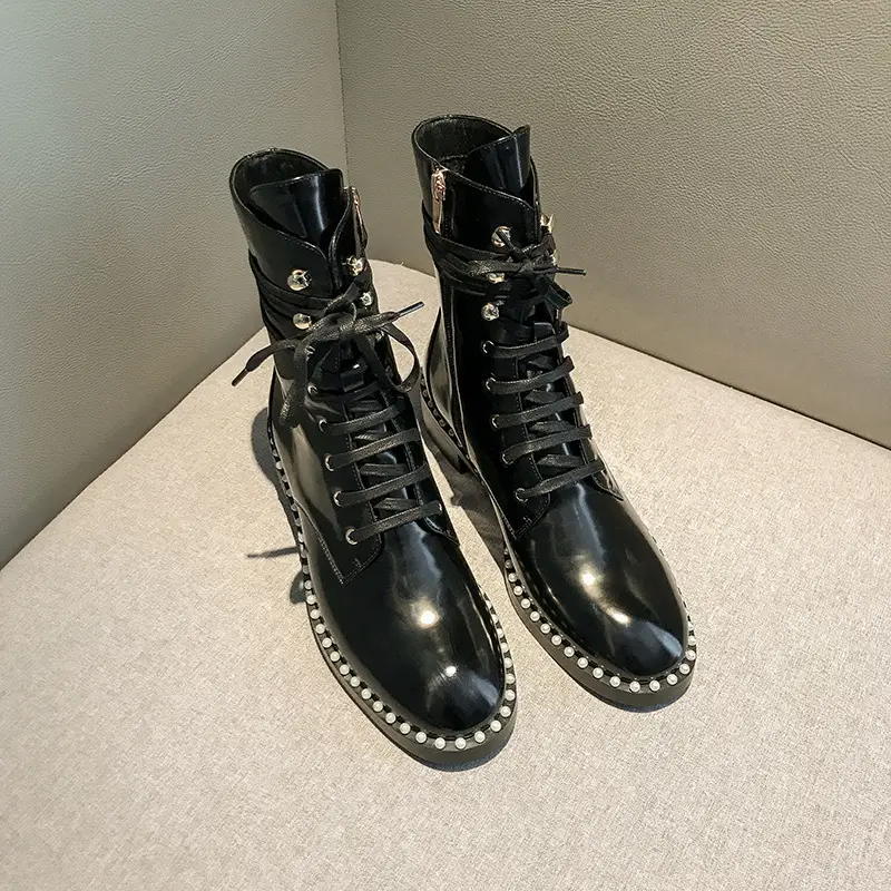 British Style Lace-up Martin Boots Women New Autumn