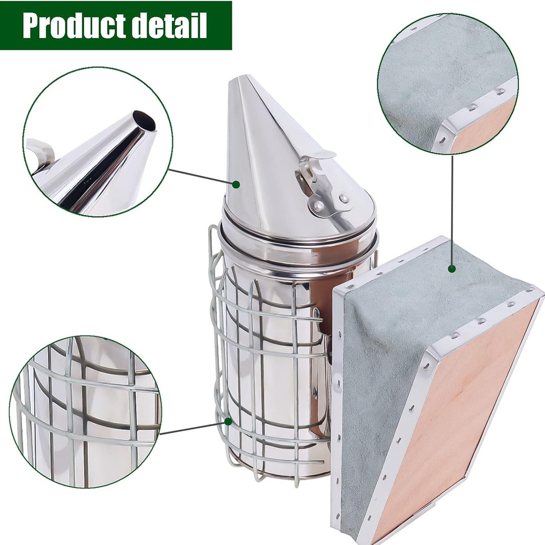 Beekeeping Tools Stainless Steel Large Heat Shield Beekeeping Apiary Beekeeper