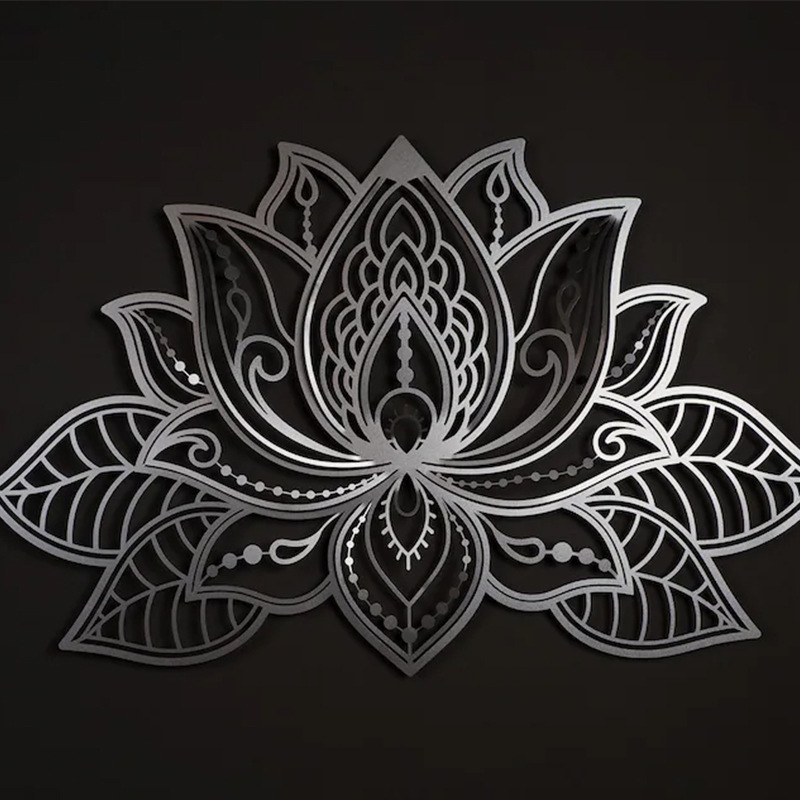 Metal Lotus Wall Art, picture 5 of 5