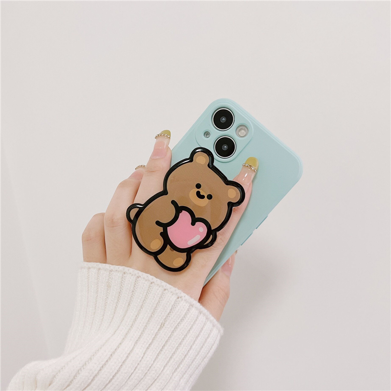 Japanese And Korean Cute Bear Silicone Phone Case