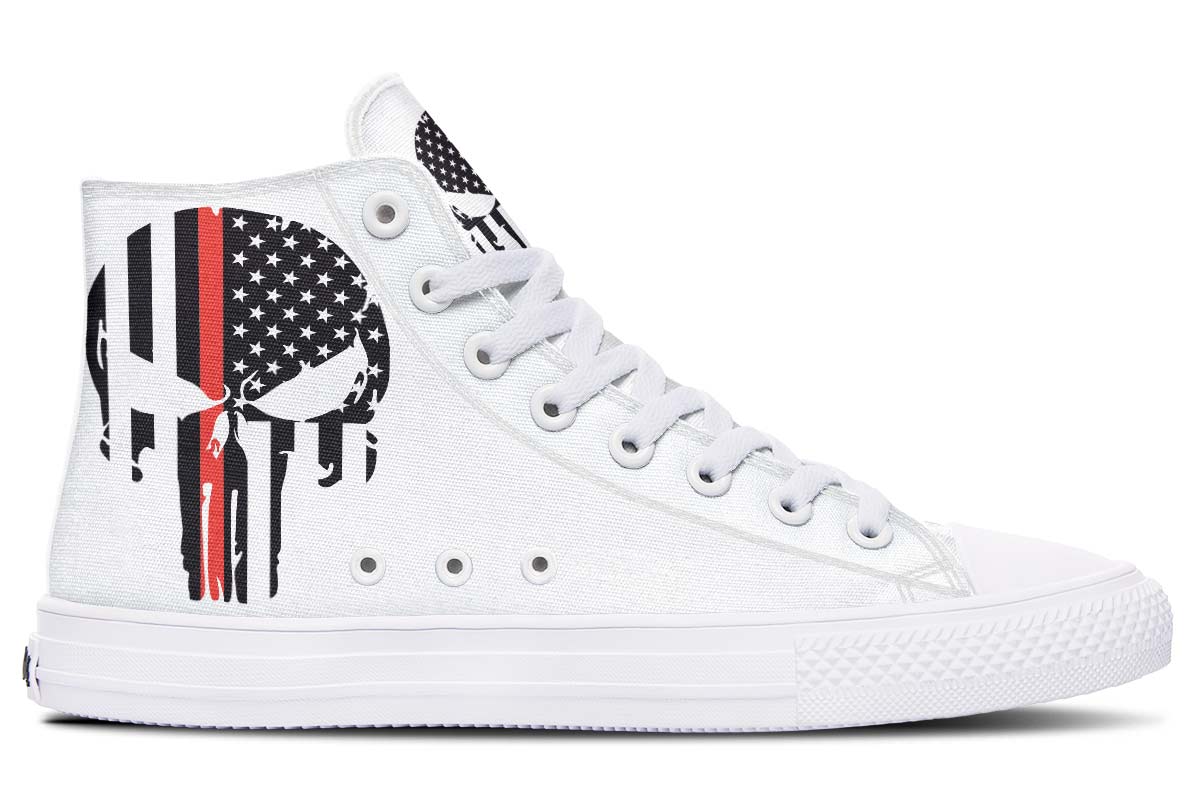 Printed Couple High-top Canvas Shoes