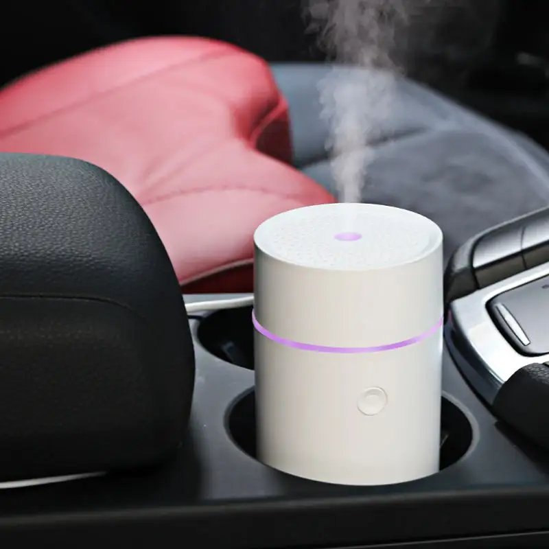 Car Diffuser Aroma Ultrasonic Water Mist Humidifier Lighting Oils