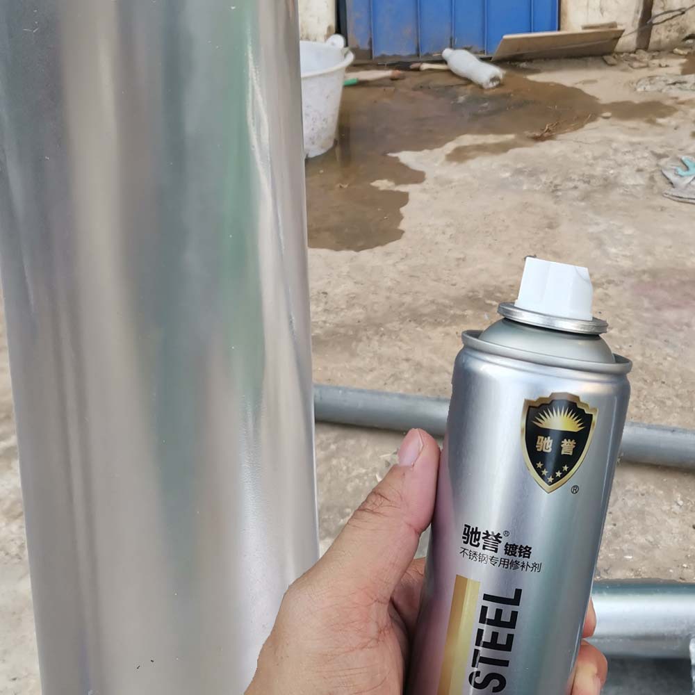 Title 2, 350ml Chrome Plated Spray Paint Repair Metallic...