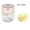 Mini Electric Garlic Chopper USB Charging Ginger Masher Machine Sturdy Durable Chili Vegetable Crusher Kitchen Tool view 15