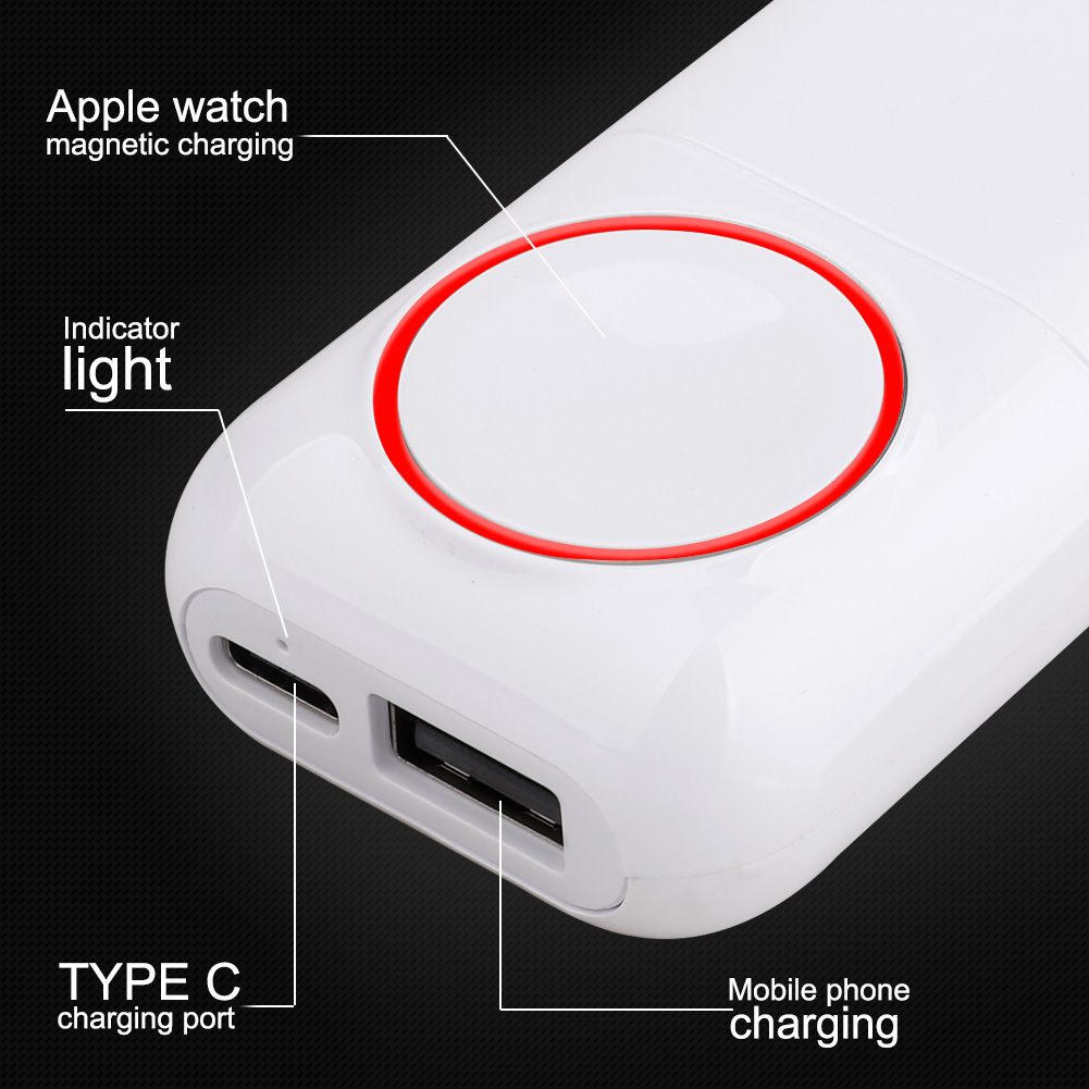 Watch Wireless Charging 5500 Mobile Power Bank Multi-Function Wireless Charging - Image 2