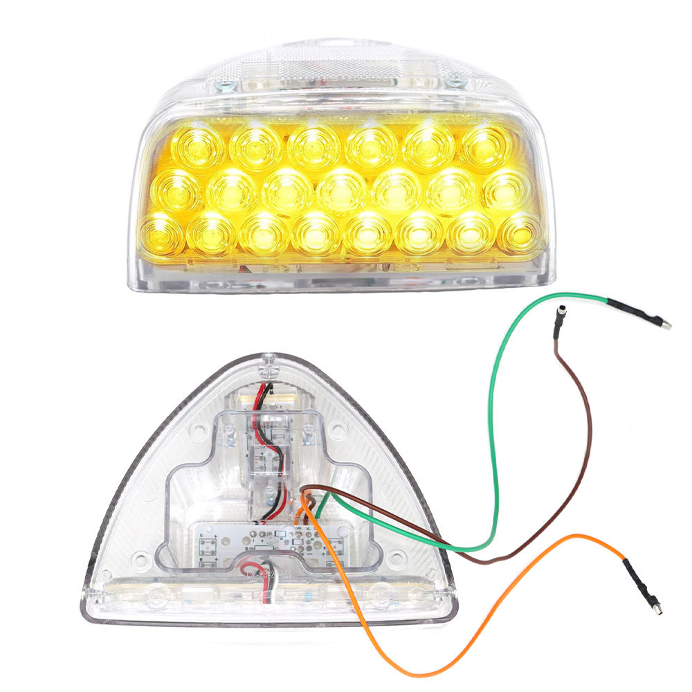Compatible With Peterbilt Turn Signal Lights 31 LED Triangle 2Pcs 6