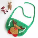 Saliva Towel Green Sticky Deer
