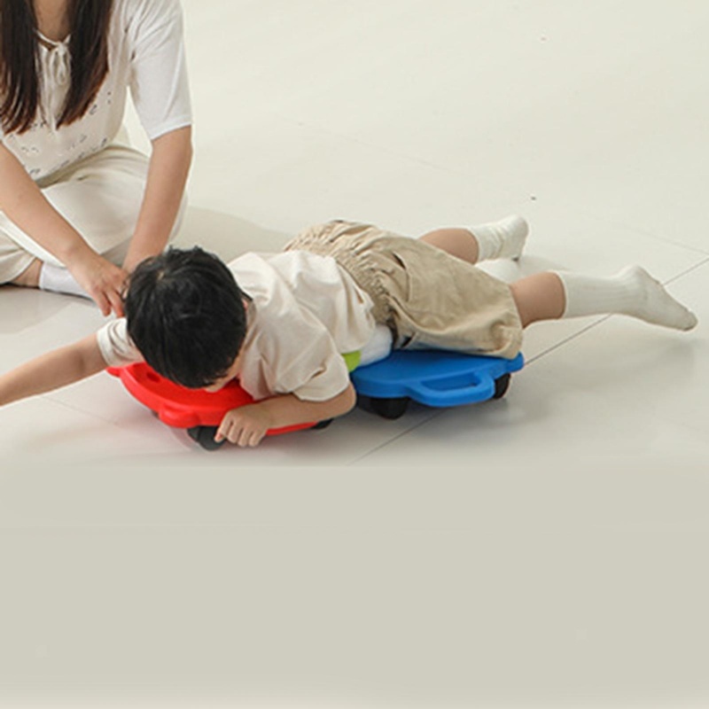 Scooter Board Toy With Handles Kids Interactive Toy Play Scooter For Children