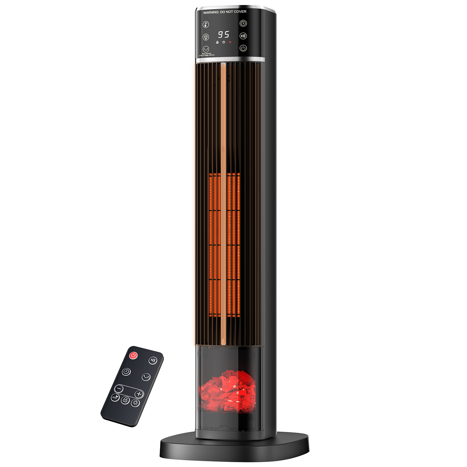 Space Heater, Ceramic Tower Electric Heater For Indoor Use