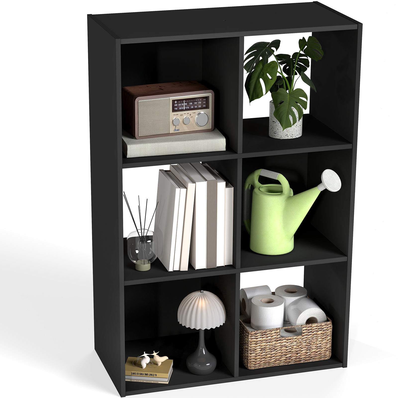 Cube Storage Organizer - Open Cube Bookshelf With Removable Back Panels, Display Storage Bookcase For Living Room, Bedroom, Entrance Hall image 8