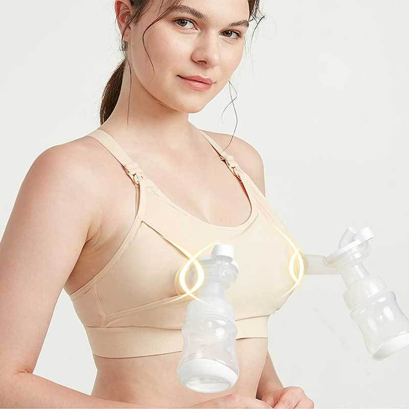 Title 3, Hands-free Adjustable Breast Pumping Bra Withou...