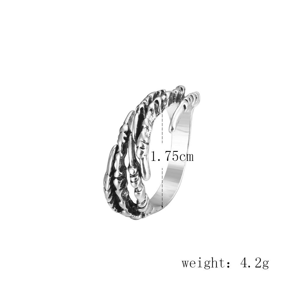 Retro Punk Hip Hop Fine Hand Claw Ring Ring