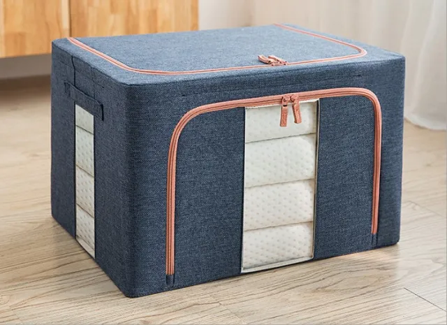 Large Capacity Waterproof Oxford Cloth Storage Box Navy2 - Shop at LoveMi