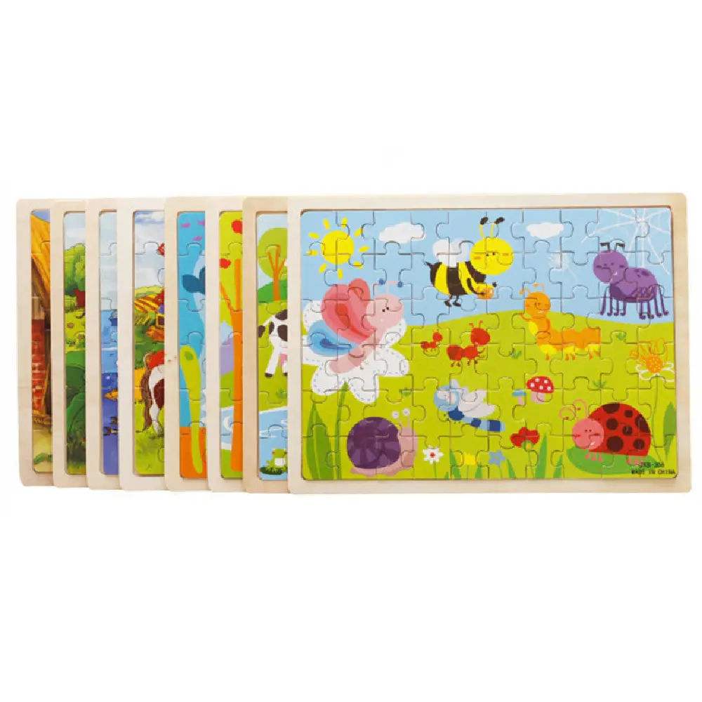 Wooden Children Infants Early Education Puzzle