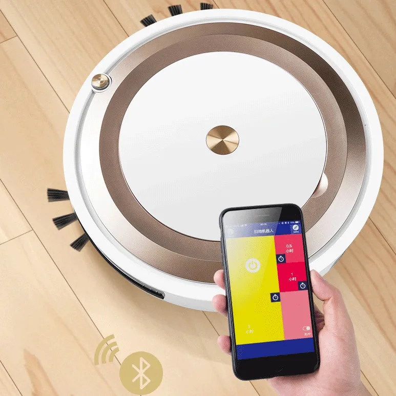 Intelligent Vacuum Cleaner Remote-Controlled by Sweeping Robot App