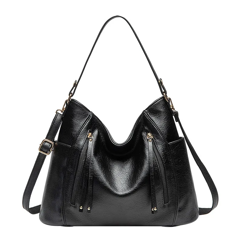 Fashion Women's Bags New Women's Handbags Shoulder Messenger Bag - Black