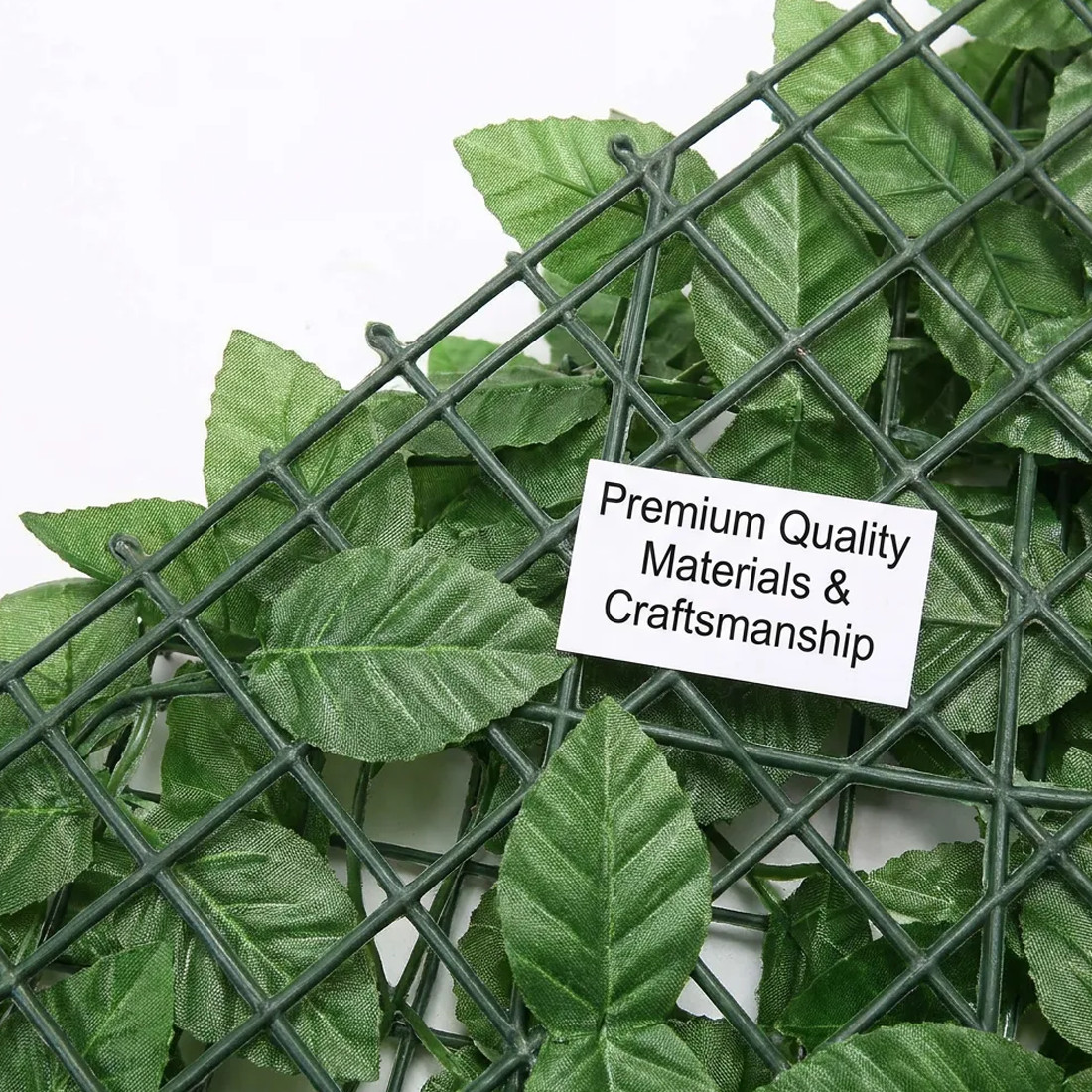 Artificial Hedge Fake Ivy Leaf Garden Fence Privacy Screening Roll Wall Panel — image 3