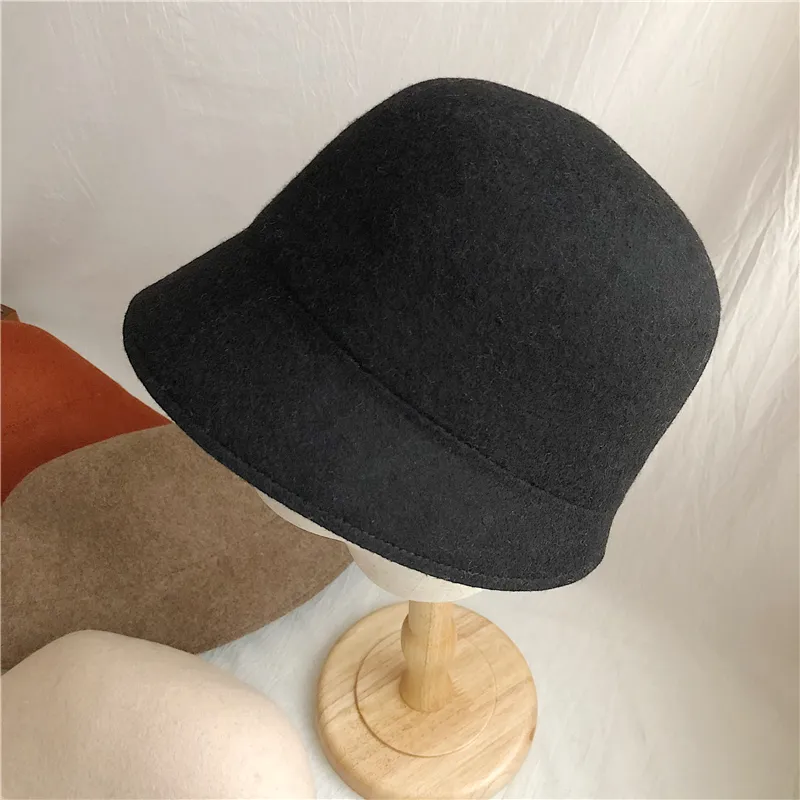 New Fisherman Artistic And Retro Basin Hat - Black