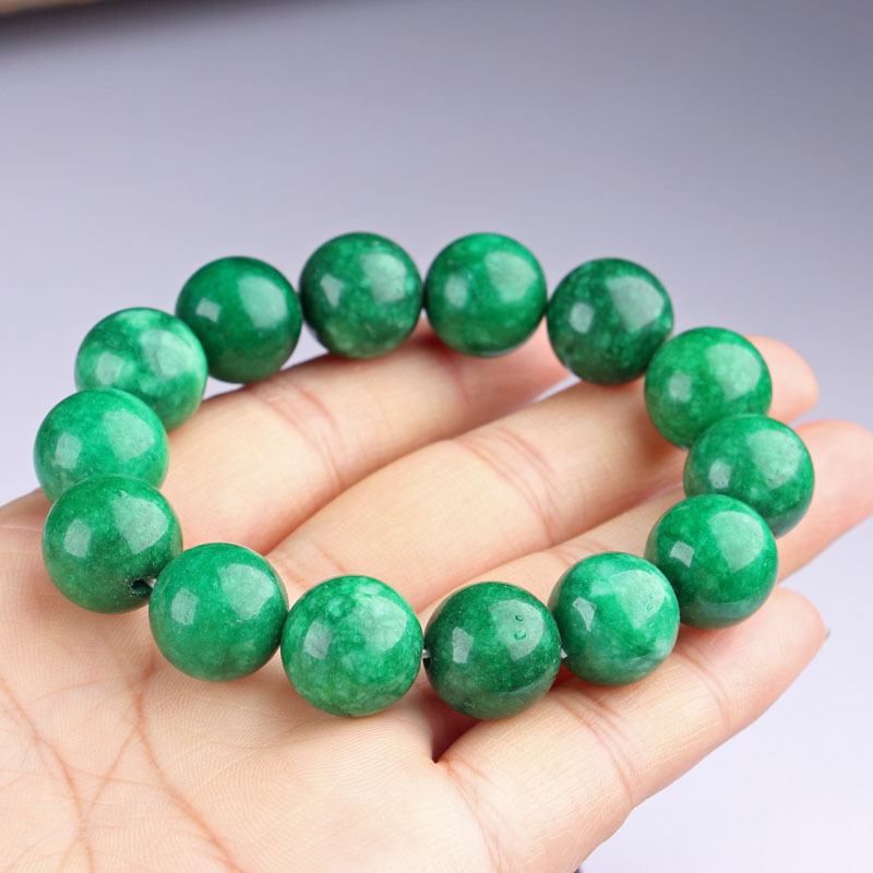 Title 3, Dry Green Bracelet Cold Jade Necklace