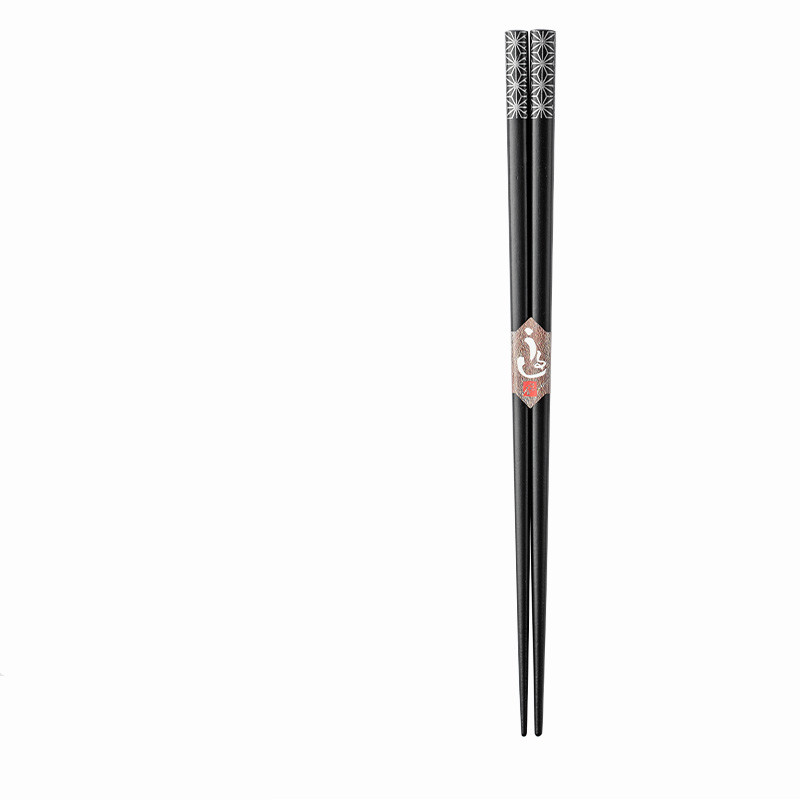 Even leaf chopsticks black