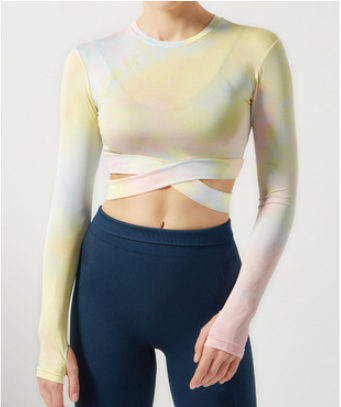 Yoga Pants, Yoga Clothes, Round Neck Sports Tops, Long Sleeves, Running Fitness