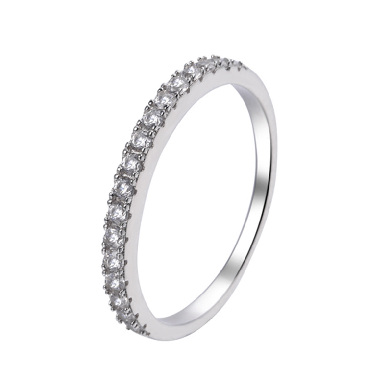 Title 3, Bague en argent sterling S925 et zircone pour f...