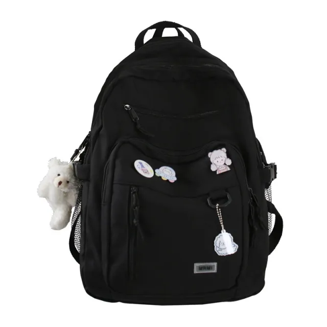 Retro Large Capacity Tooling Backpack Black - Shop at LoveMi