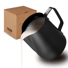 Stainless Steel Milk Frothing Jar, -600 Ml, Matte - Black - View 1