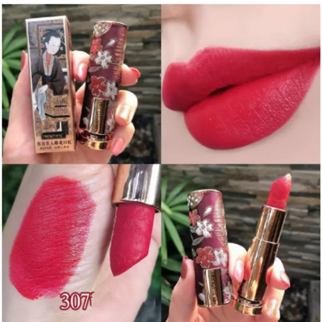 Carved Lipstick Set Matte Matte Moisturizing Moisturizing Lipstick 2Style - Shop at LoveMi