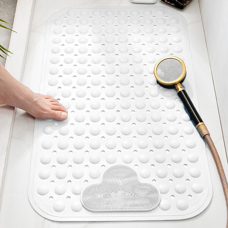 Anti Mold Rubber Shower Mat Non Slip Bathtub Strong Suction Extra Large Bath — image 8