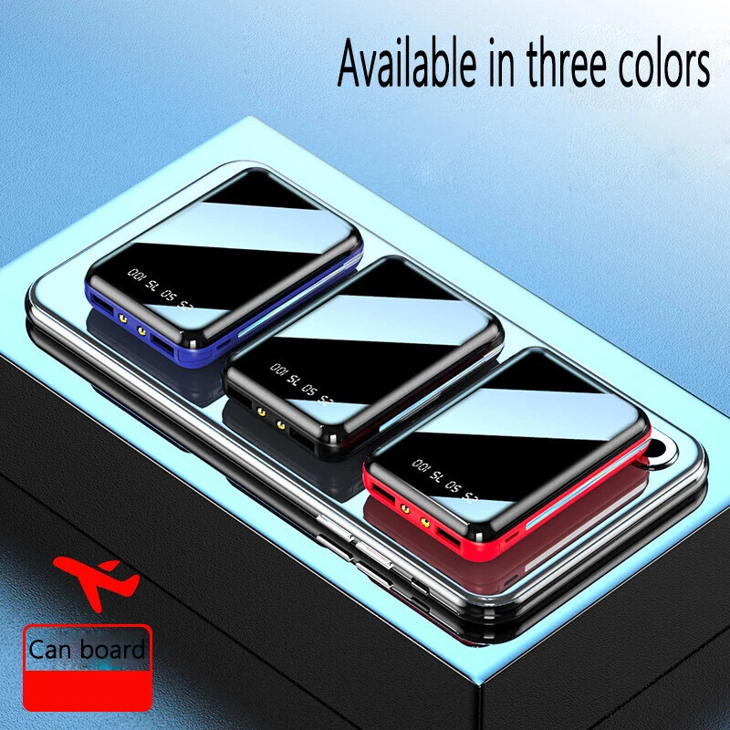 Power Bank Portable Fast Charger Battery Pack 2USB For Mobile Phone