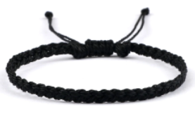 Boho Rainbow Waxed Braid Bracelet