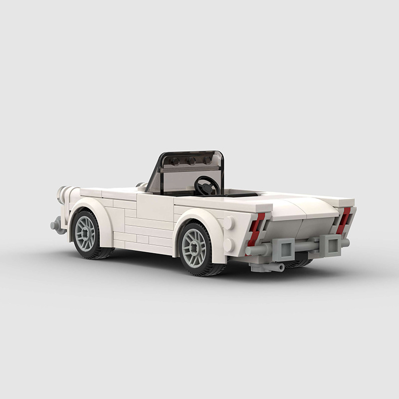 Vintage Convertible Car Racing Classic Car Model - Image 5